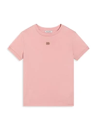 Little Girl's & Embellished Logo T-Shirt