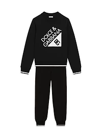 Little Boy's & Cotton Fleece Joggers