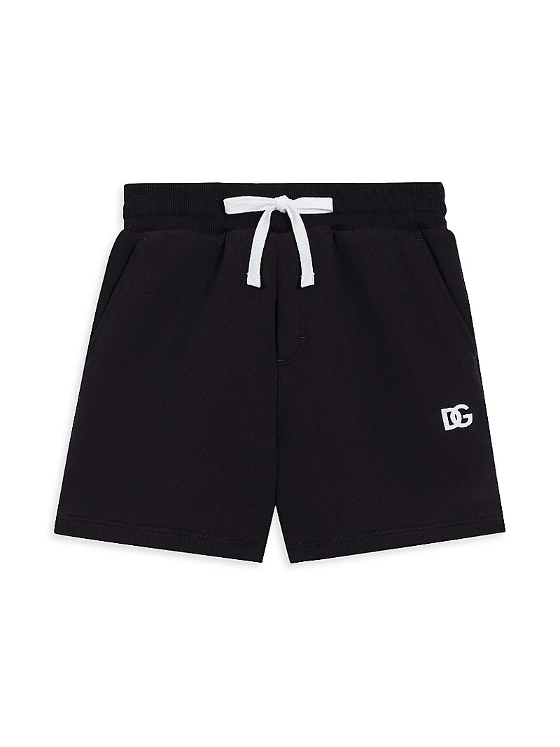 Little Boy's & Boys's Logo Sweat Shorts