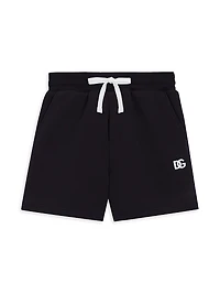Little Boy's & Boys's Logo Sweat Shorts