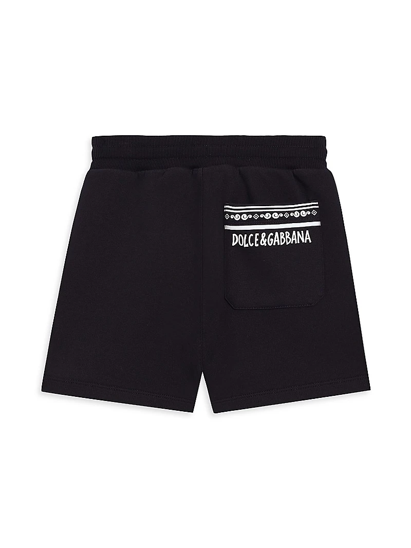Little Boy's & Boys's Logo Sweat Shorts