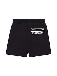 Little Boy's & Boys's Logo Sweat Shorts