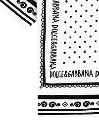 Little Boy's & Logo Bandana Print T-Shirt