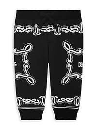 Baby Boy's Logo Bandana Print Joggers