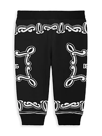 Baby Boy's Logo Bandana Print Joggers