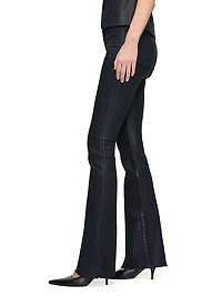 Bridget Bootcut High Rise Instasculpt Coated Jeans