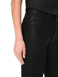 Bridget Bootcut High Rise Instasculpt Coated Jeans