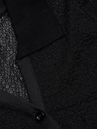 Mesh Semi-Sheer Polo Shirt