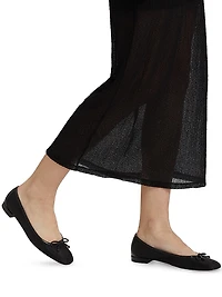 Mesh Mockneck Sleeveless Maxi-Dress