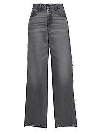 Good 90s Mid-Rise Straight Jeans