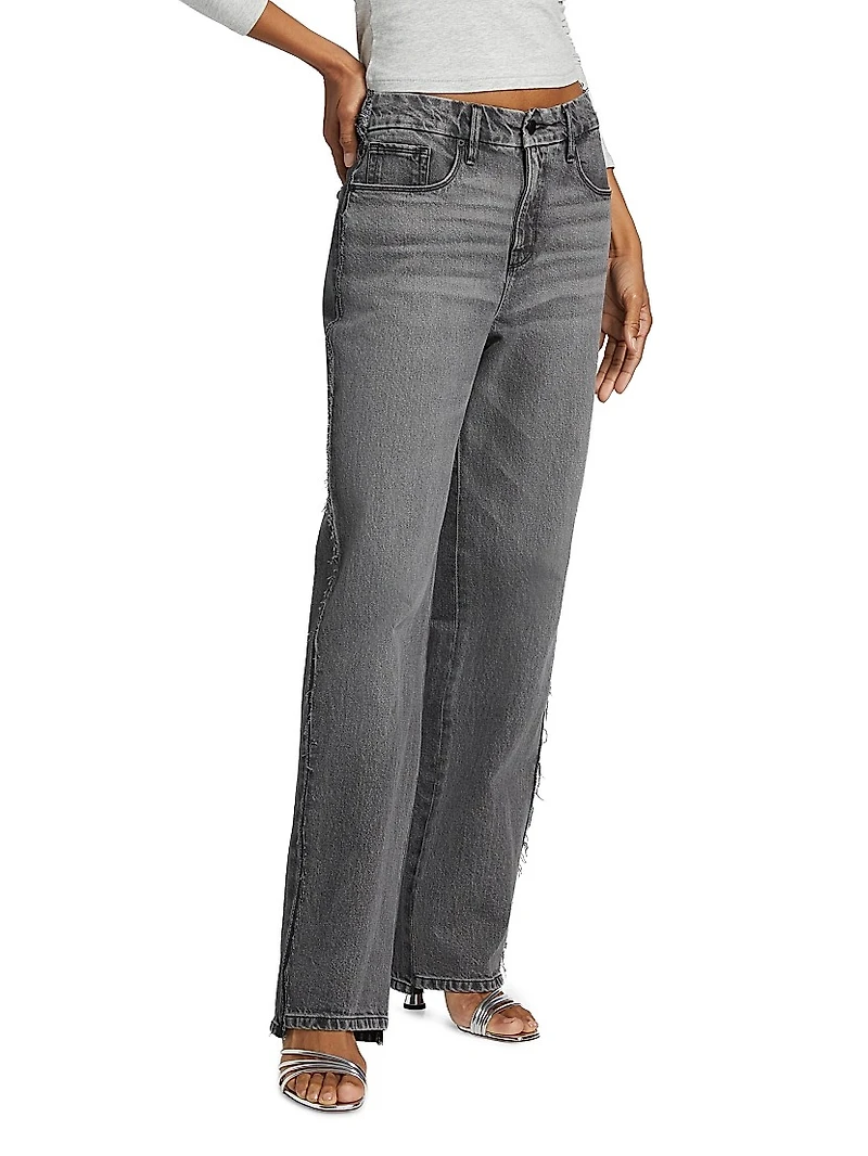 Good 90s Mid-Rise Straight Jeans
