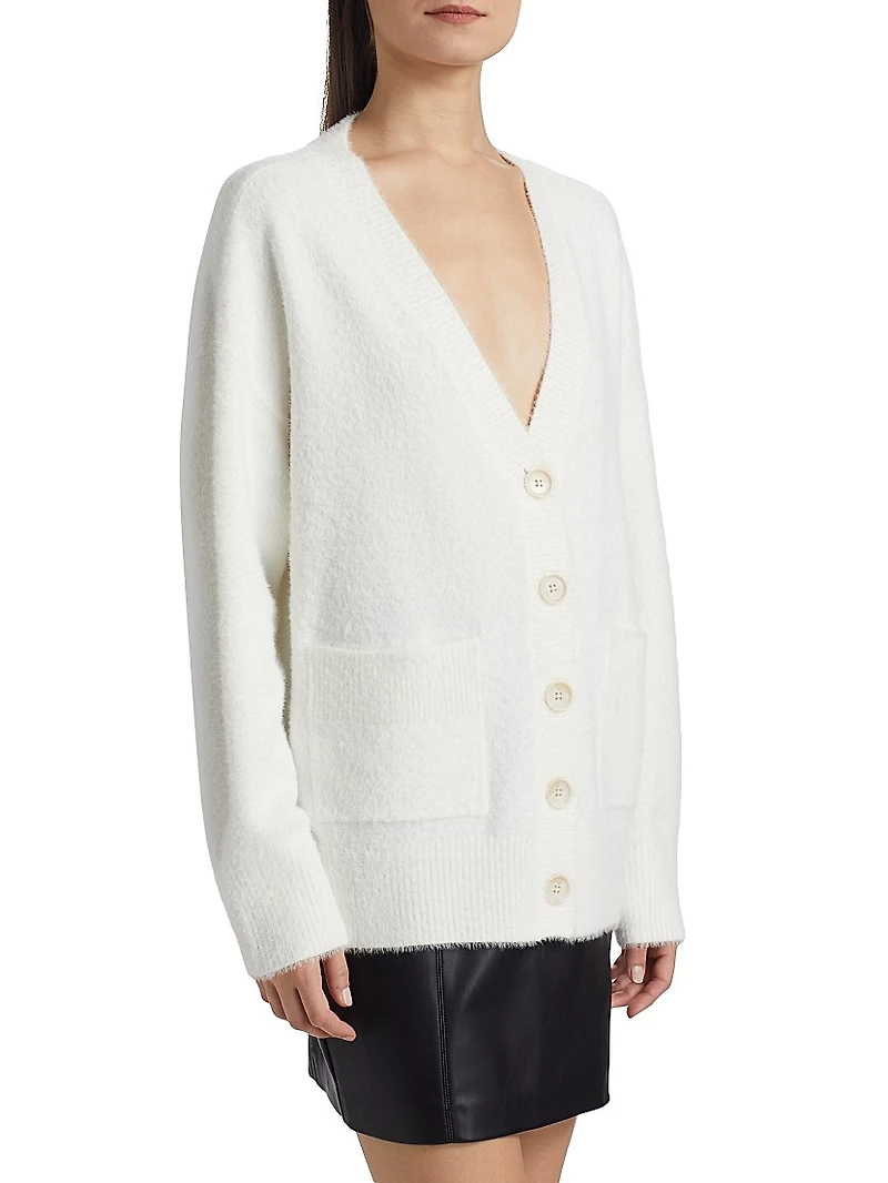 Plush Oversized Cardigan