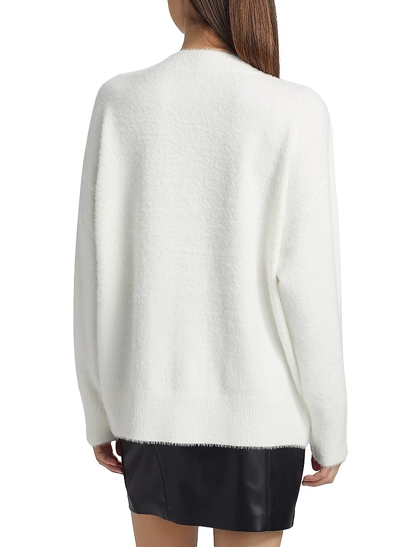 Plush Oversized Cardigan