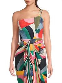 Kara One-Shoulder One-Piece Swimsuit