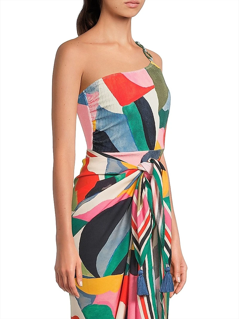 Kara One-Shoulder One-Piece Swimsuit