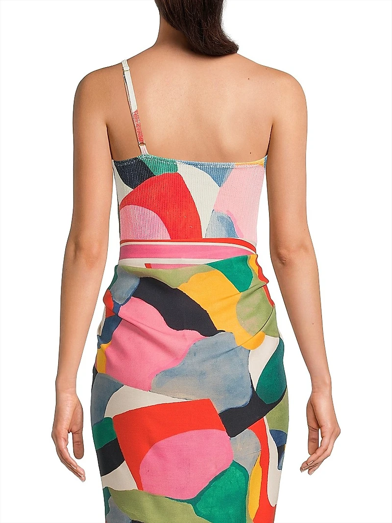 Kara One-Shoulder One-Piece Swimsuit