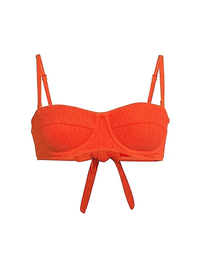 Nellie Textured Balconette Bikini Top