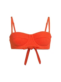 Nellie Textured Balconette Bikini Top
