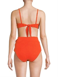 Nellie Textured Balconette Bikini Top