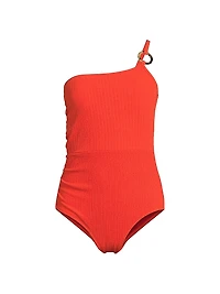 Kara Textured One-Piece Swimsuit