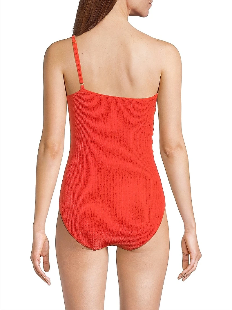 Kara Textured One-Piece Swimsuit