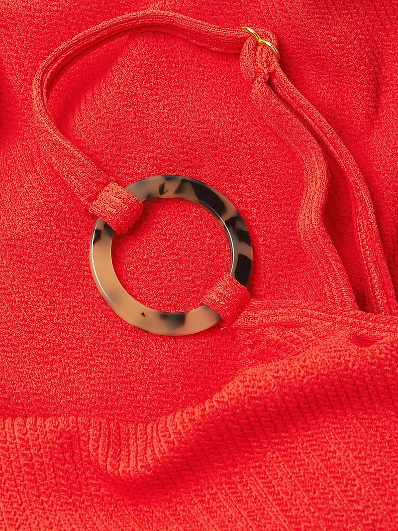 Kara Textured One-Piece Swimsuit