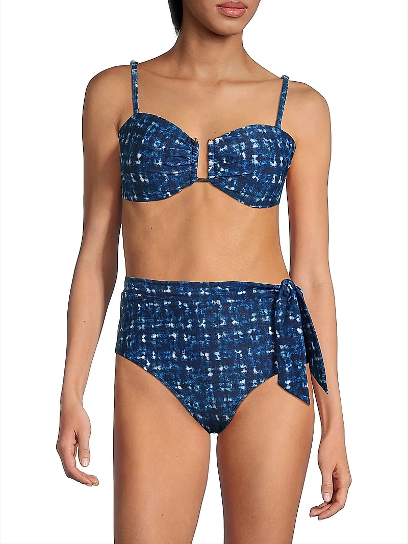 Denim Noir Gina Bikini Top