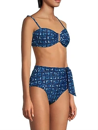 Denim Noir Gina Bikini Top