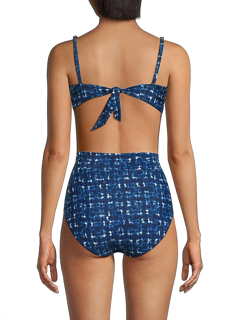 Denim Noir Gina Bikini Top