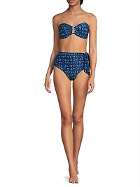 Denim Noir Gina Bikini Top