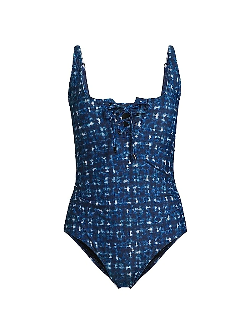 Denim Noir Taylor One-Piece Swimsuit