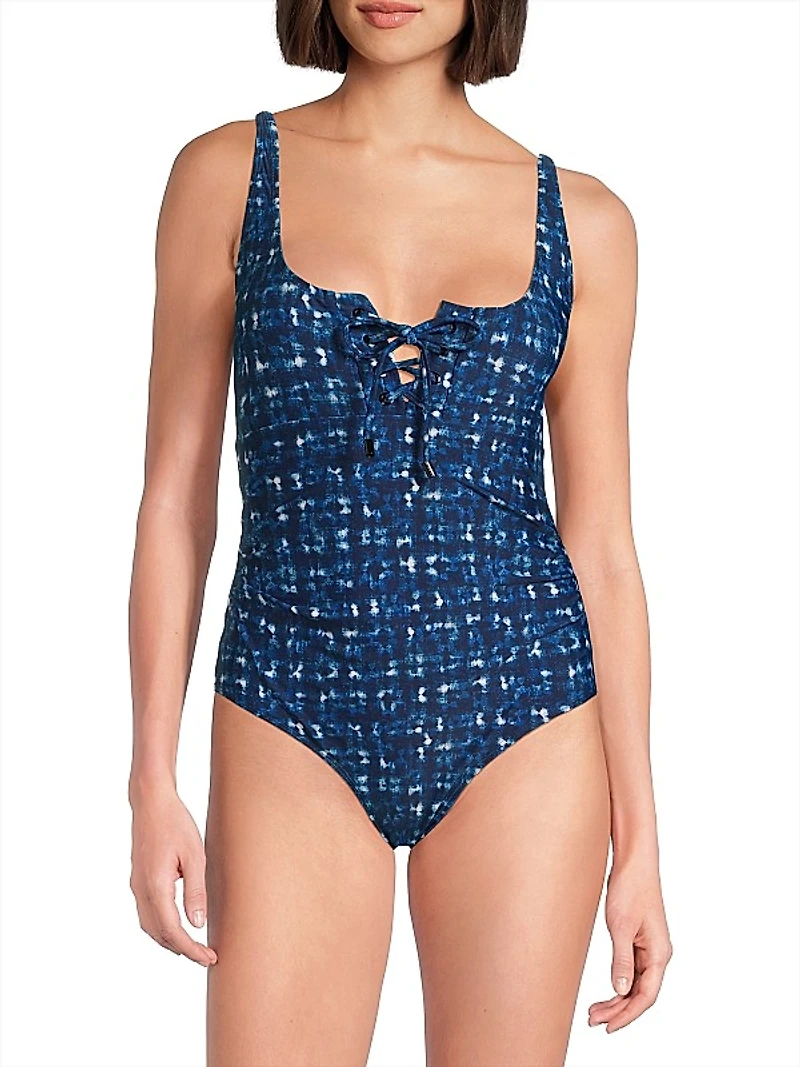Denim Noir Taylor One-Piece Swimsuit