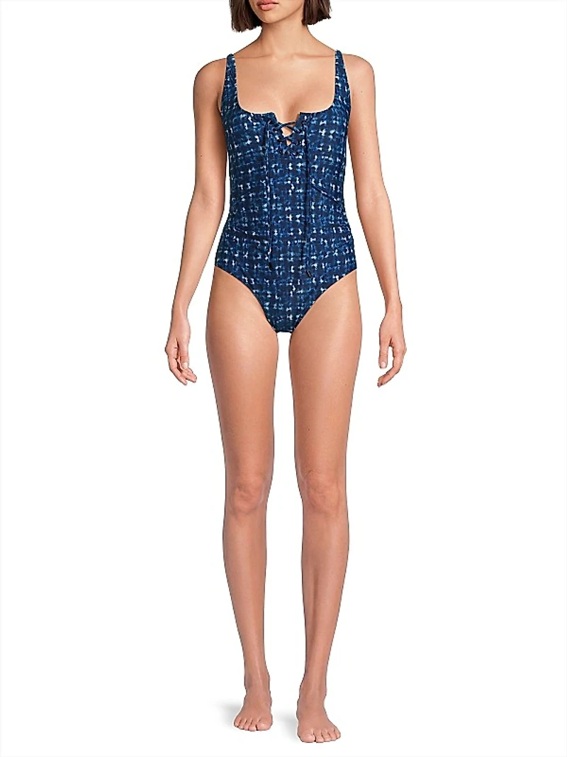 Denim Noir Taylor One-Piece Swimsuit