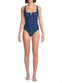 Denim Noir Taylor One-Piece Swimsuit