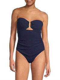 Juliette Texture One-Piece Swimsuit