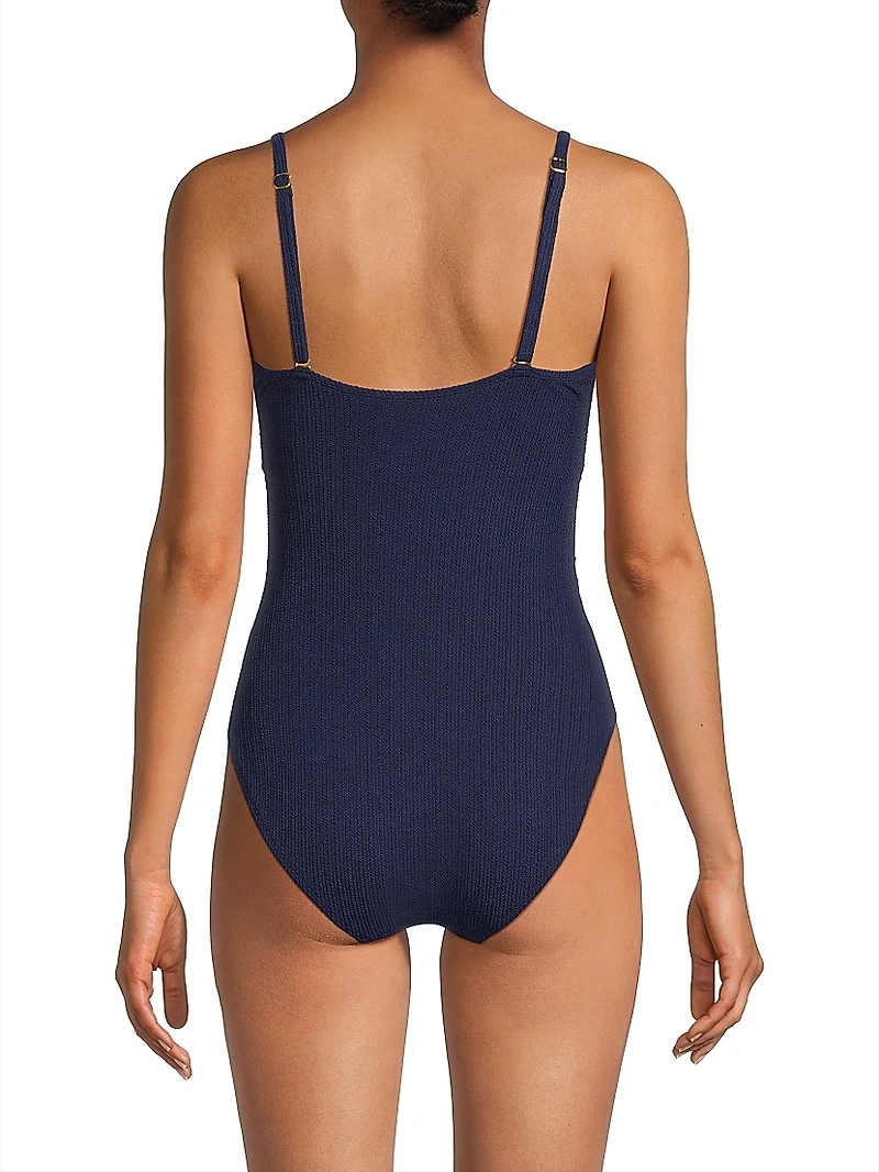 Juliette Texture One-Piece Swimsuit