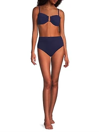 Gina Textured Bikini Top