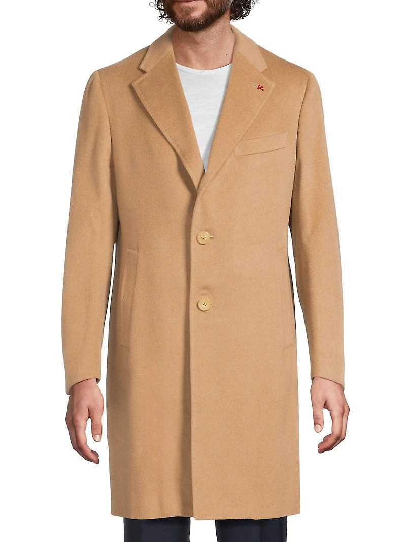 Ross Camel Hair Overcoat