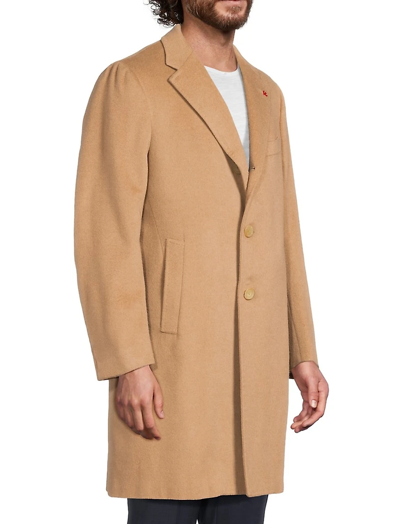 Ross Camel Hair Overcoat