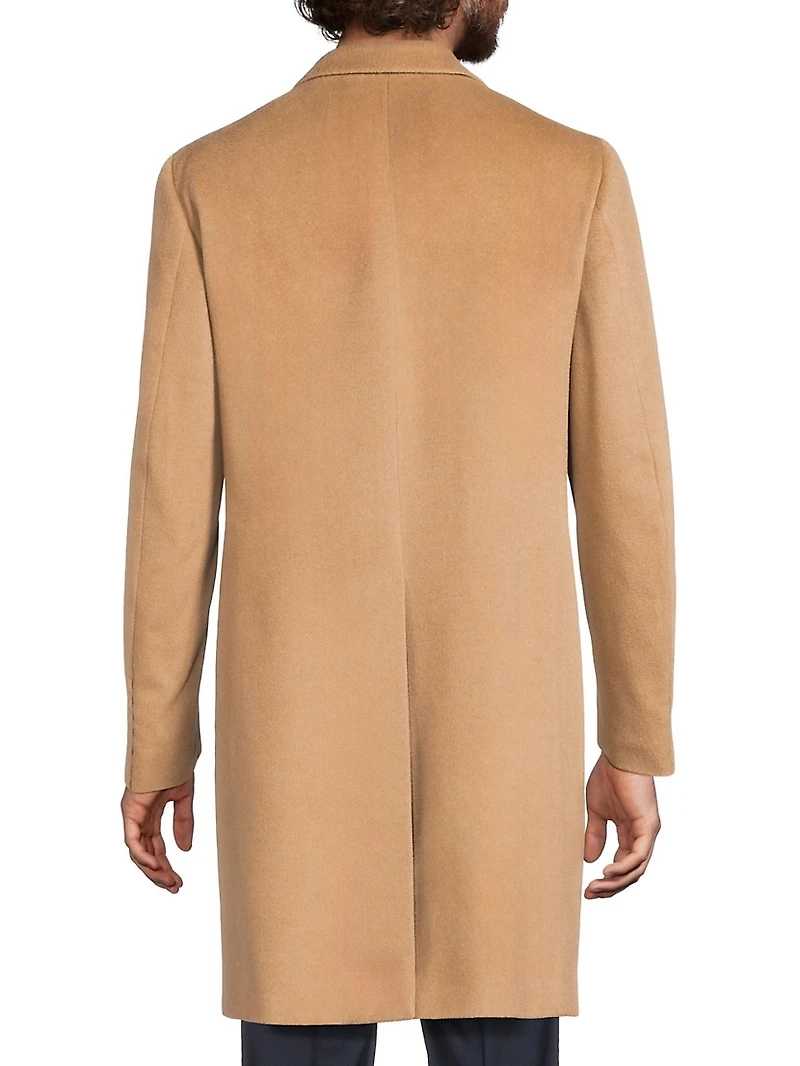 Ross Camel Hair Overcoat
