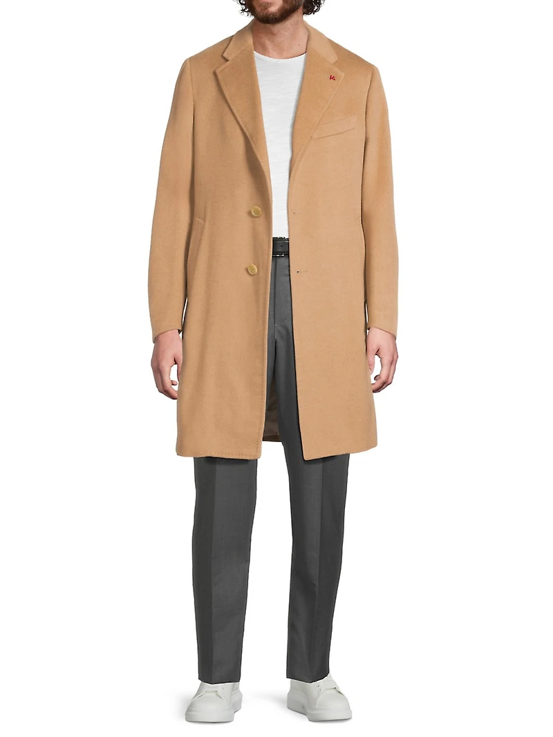 Ross Camel Hair Overcoat