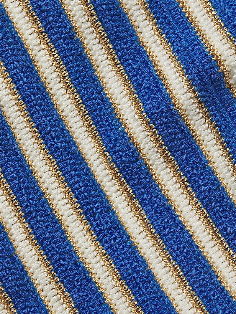 Ali Striped Crochet Halter Top