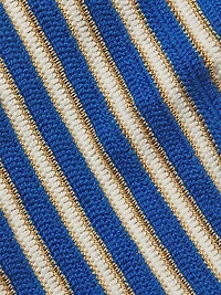 Ali Striped Crochet Halter Top