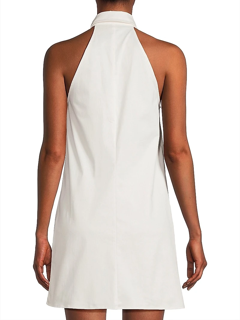 Amber Button-Front Minidress