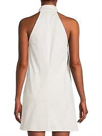 Amber Button-Front Minidress