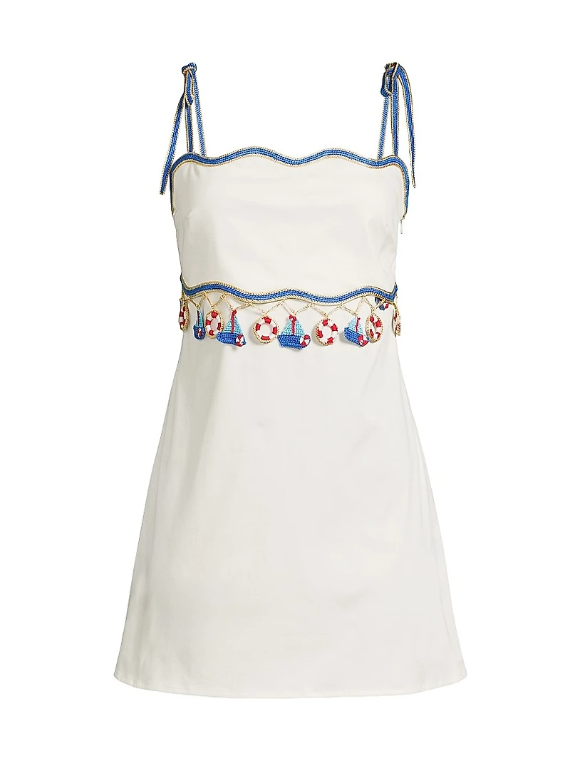 Muse Embellished Sleeveless Minidress