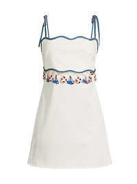 Muse Embellished Sleeveless Minidress