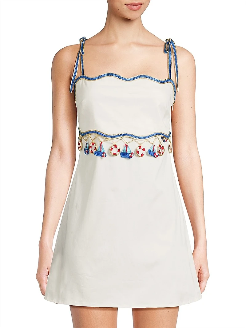 Muse Embellished Sleeveless Minidress