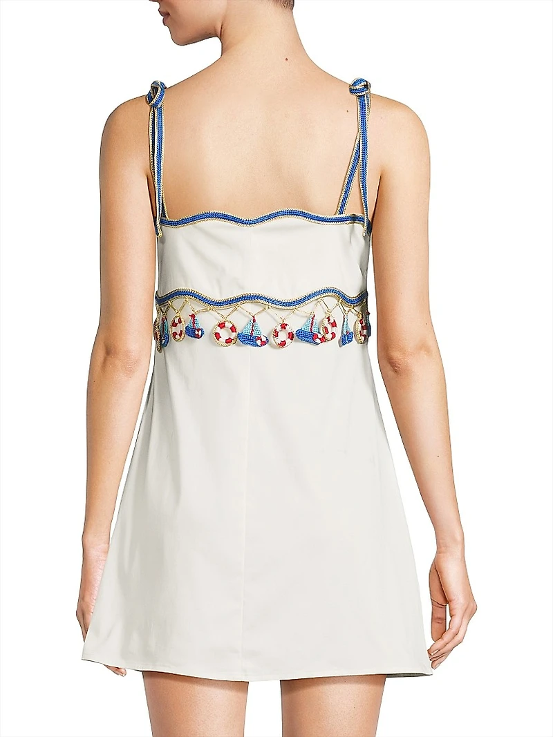 Muse Embellished Sleeveless Minidress