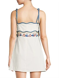 Muse Embellished Sleeveless Minidress